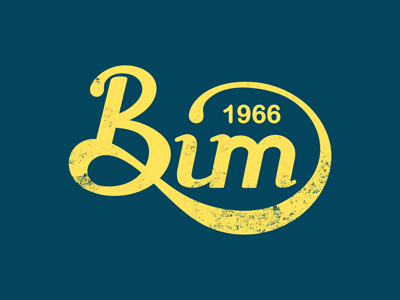 Bim barbados bim hand drawn independence lettering typography