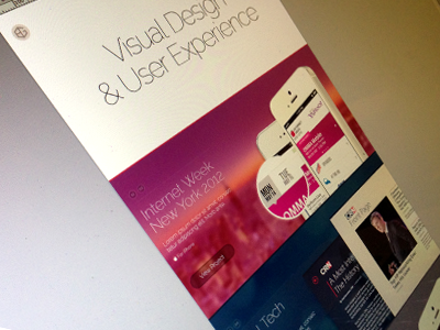 Portfolio Stack WIP app clean colors iphone layout portfolio responsive ui web web site windows 8