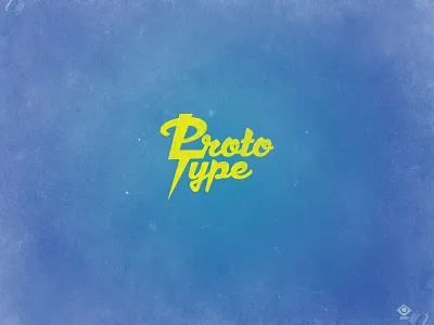 Prototype design electric font logo logotype prototype style thunder type