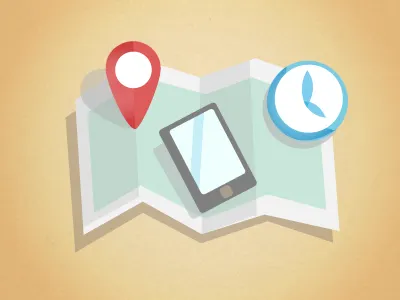 navigation and stuff icons illustration navigation