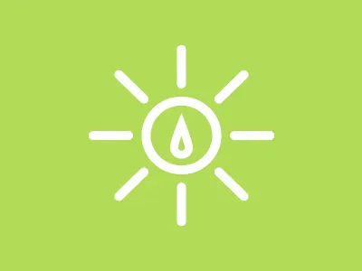 Renewable Energy Icon biologic earth energy green power renewable energy simple sun water white wind