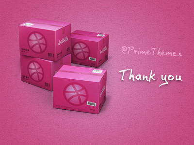 Dribbble Thanks dribbble icons illustration thanks