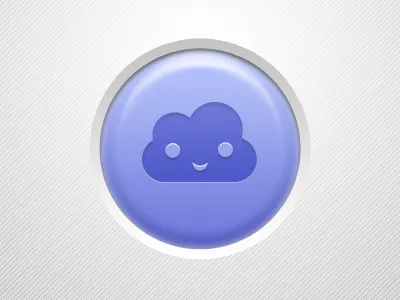 data storage can be fun too button call 2 action cloud smile