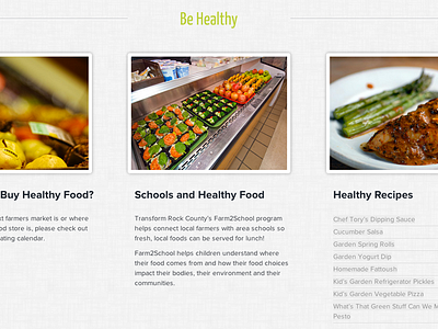 Transform Rock County Interior active bootstrap bright healthy website