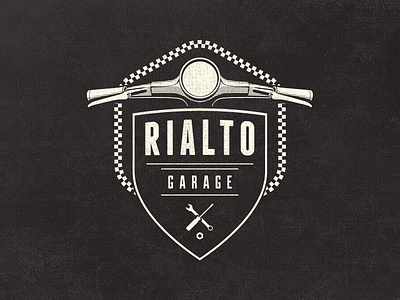 Rialto Garage Logo - Work in progress logo scooter vespa vintage