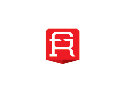 GR / wip g logo monogram r red shield