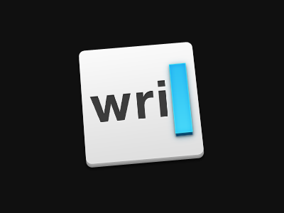 iA Writer dock ia writer icon mac replacement