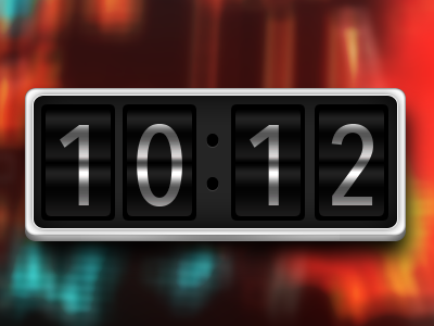 Calendar calendar clock flip
