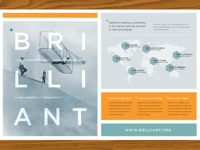 Brilliant Layout branding brochure collateral layout magazine spread