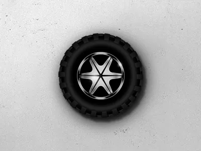 Car Wheel car icon illustration wheel