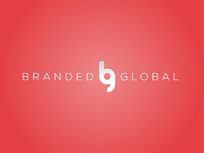 Branded Global concept clean logo modern sharp simple