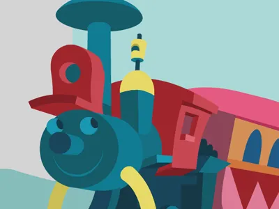 train animation progress animation