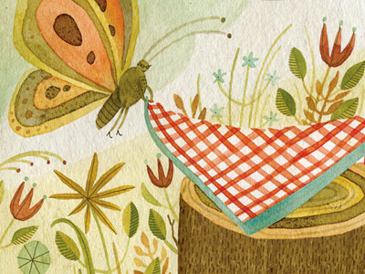 Froggy Went A-Courtin' illustration