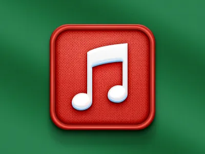 Christmas Music icon app christmas icon ios music note