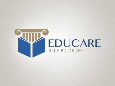 Educare education greek logo serif