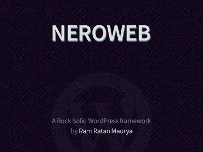 Neroweb design icon pattern source sans pro typography wordpress
