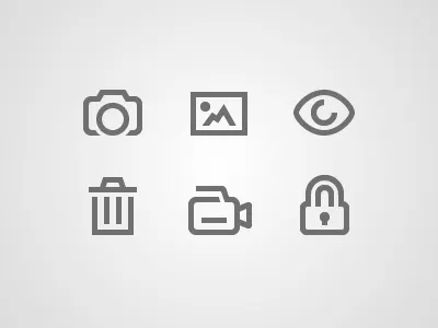 Outline Icons gizmo icon design icons outline wire