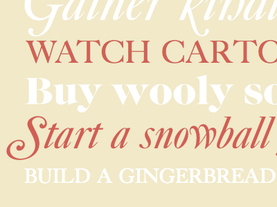 Alright you fussy beggars caslon typecast