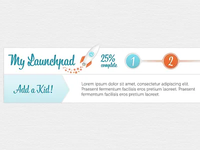 Profile Creation UI creative profile search ui web design