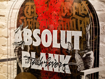 Absolut absolut blank calligraphy lovers moks mr.ao saian sofia spit trash vodka