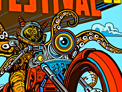 Royal Flush Festival Poster art design fest festival film flush illustration jesse movie philips poster print promo royal