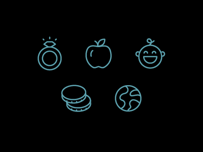 Lifestyle Icons circle geometry icon lifestyle line