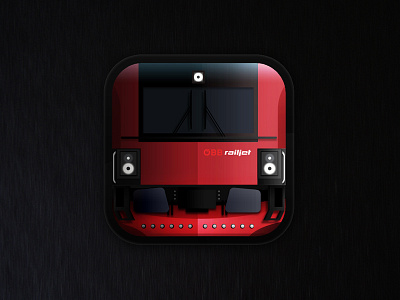 Railjet iPhone icon austria locomotive obb oebb railjet train