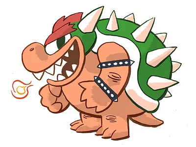 Bowser, King of the Koopa bowser king koopa mario nintendo