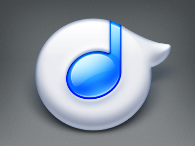 Rdio blue bubble music note osx rdio soft