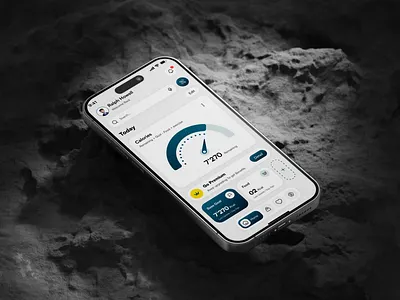 Calorie Counter Mobile iOS App activity android app app design concept app interface calorie design fitness health healthcare app ios mobile ui product design tracker ui ui designer ux