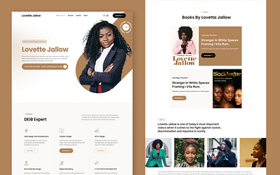 Lovettle Jallow : Portfolio Landing Pages