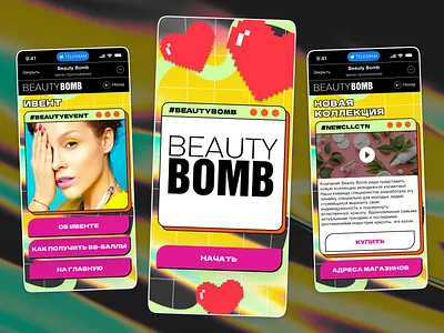 BEAUTY BOMB • Telegram App app application bot cosmetics flat interface interface design mobile mobile design stylish telegram telegram app telegram bot ui ui design ux ux design