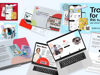 Collection of material - Some blurred for privacy banners branding brochure design email graphic design layout marketing poster ui website