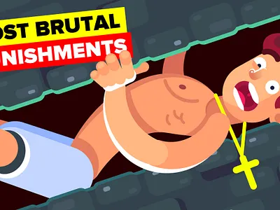 Most Brutal Pope Punishments In the History of the World art cartoon character digital graphic design illustration thumbnail design vector