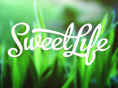 Sweet Life brand identity branding festival graphic design logo rebranding script typography
