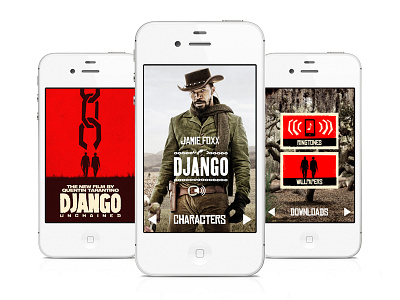 DJANGO App Design android app ios parallax