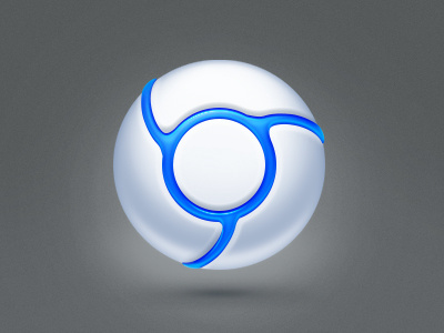 Chrome app blue chrome google icon web