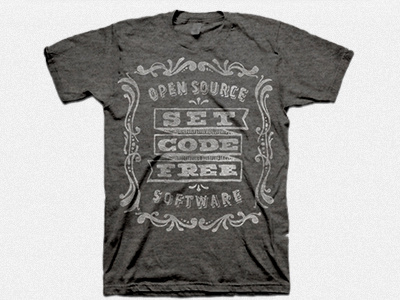 Set Code Free t-shirt dev tees hand drawn illustration sketch t shirt graphic
