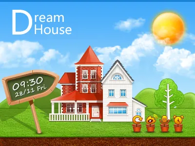House dream house paulchan photoshop weather