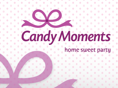 Identity for a local party shop. brand graphic identity logo party sweet