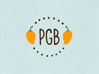 PGB Logo branding identity logo pgb restaurant