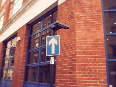 Street Sign Monster 3 animated gif monster