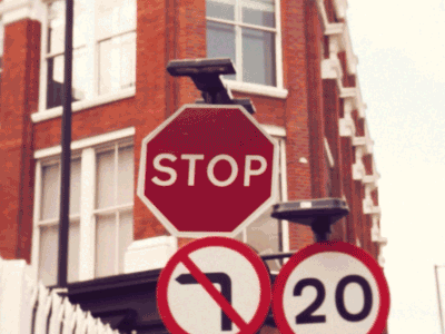 Street Sign Monster 1 animated gif monster