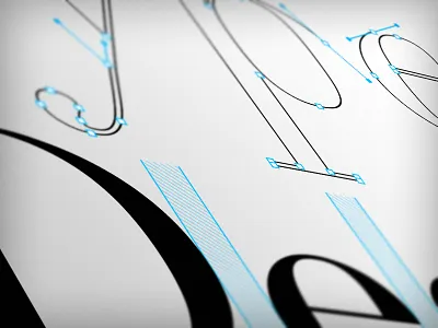 Different Types (New Article) art directed blog didot knockout lettering mission script type design typography