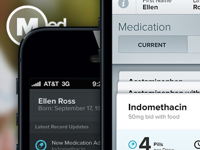 Redesigning Medical Health Records pt. 2 charts data health health design challenge medical mobile records