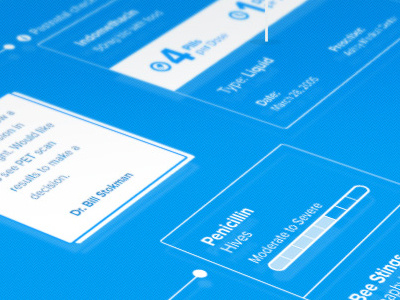 Redesigning Medical Health Records blueprints charts data health design challenge medical visualizations