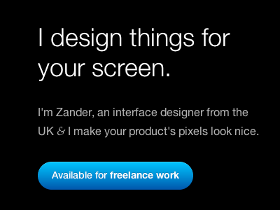 Full-time Freelance Again! announcement freelance simple site