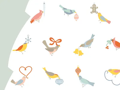 Birds Advent Calendar, Interior