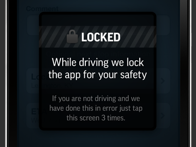 Locked alert blue grey ios