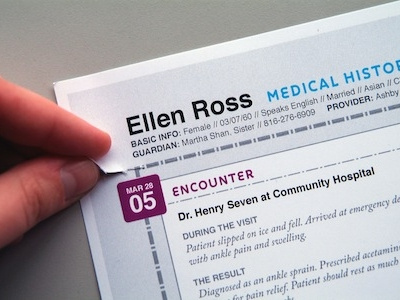 And now, with finger healthcare redesign medical form timeline